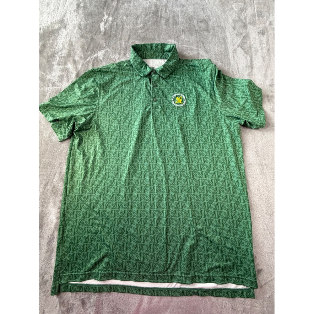 U.S. Open Golf Polo Shirt Mens XL Green 2022 The Country Club Brookline Squirrel